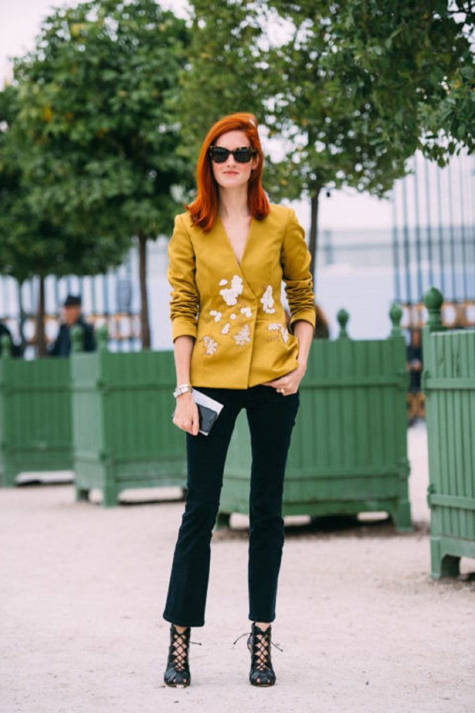 yellow fall clothes