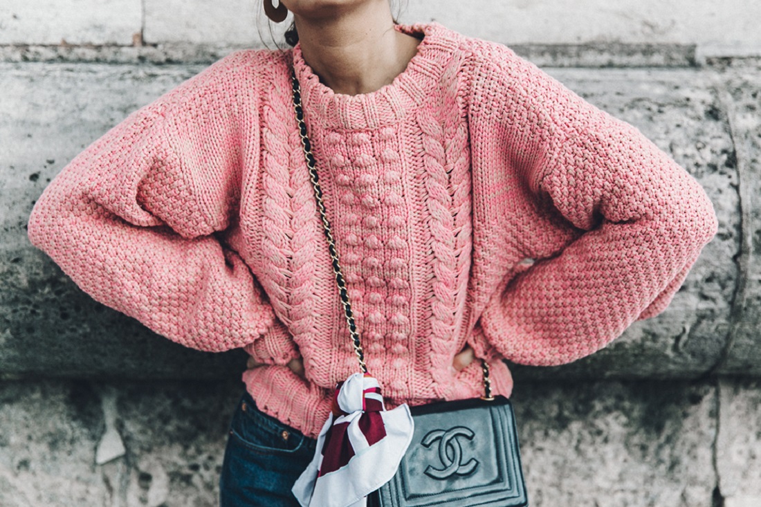 Peach hotsell pink sweater