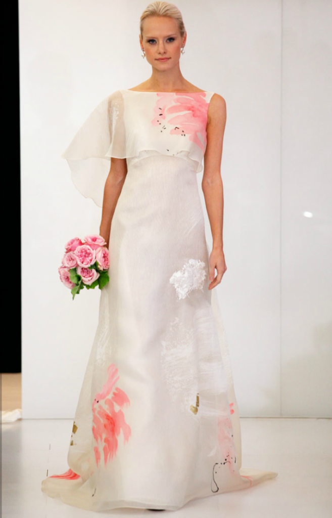 Floral-Print-Wedding-Dress