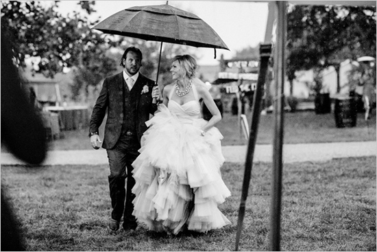 rain on your wedding day chic ranch wedding Jacquelyn Poussot Photography