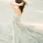 fairytale dress aqua madness coloured wedding dress