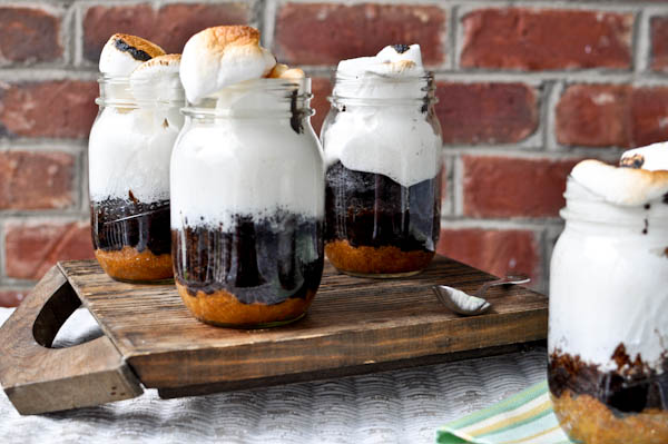 Project Fairytale: S'mores Cake in a Jar
