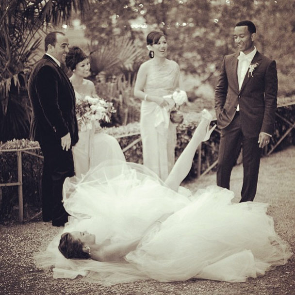 Project Fairytale: Chrissy Teigen's Stunning dresses as she weds Jon Legend