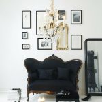 project fairytale: black and white room black sofa