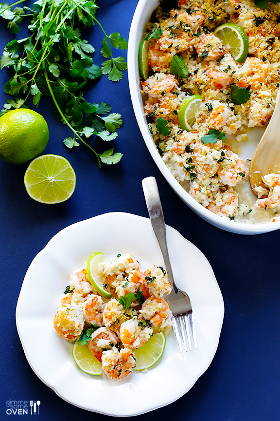 Project Fairytale: Baked Shrimp with Lime and Cilantro
