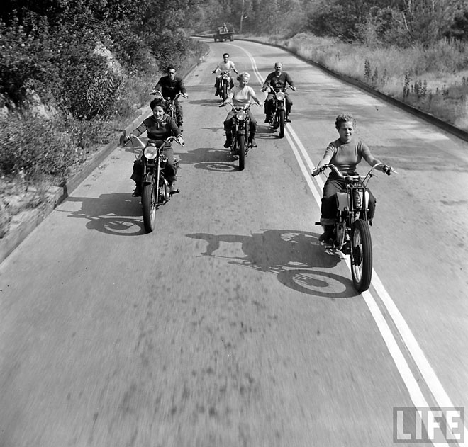 Project Fairytale: Bike Girls 1949 Life Magazine