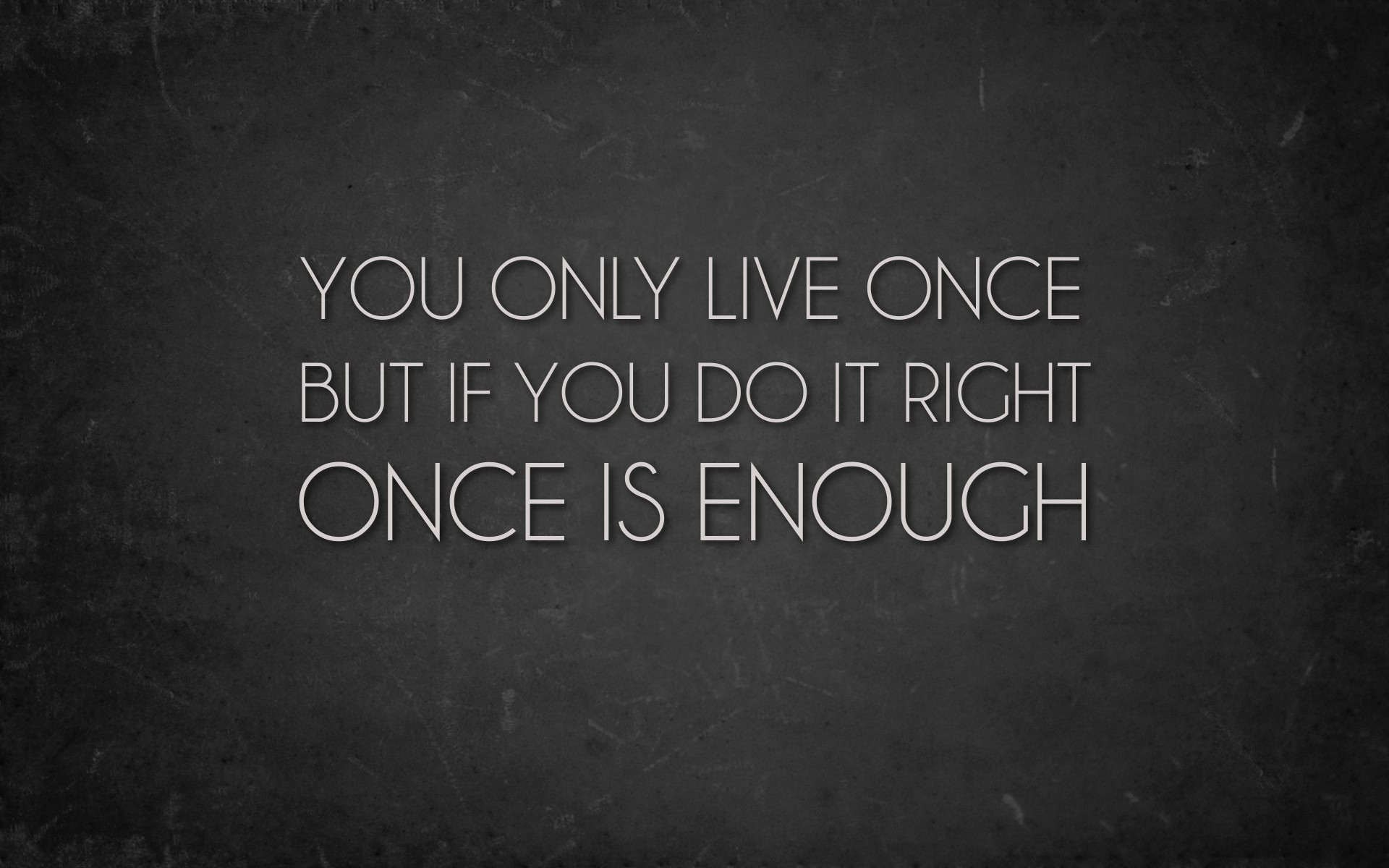 You only live Once - Project Fairytale