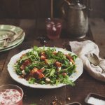 Peach and prosciutto salad with apple cider vinegar syrup || Project Fairytale
