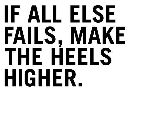 Project Fairytale: Sunday Morning Quote High Heels