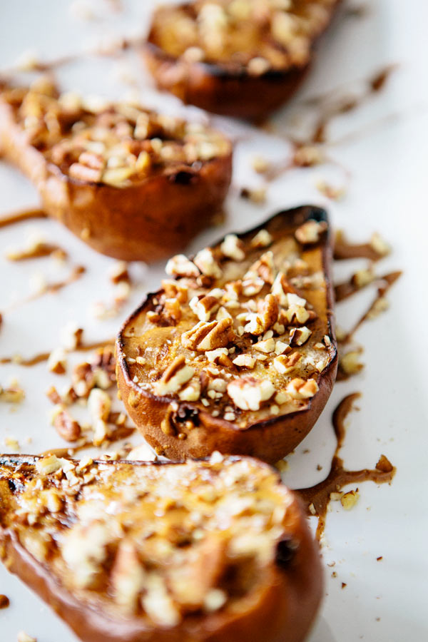 Project Fairytale: Grilled Pears with Cinnamon Honey Drizzle