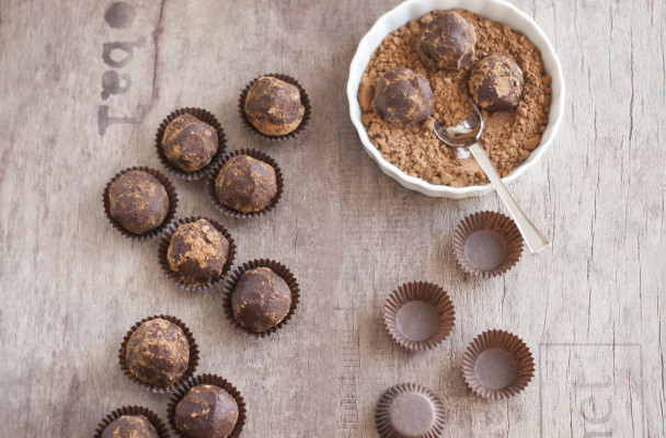 project Fairytale: Black Chocolate Truffles with Mascarpone and Cactus Liquer