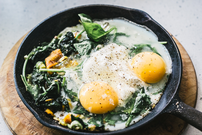 Project Fairytale: Baked Eggs with Spinach