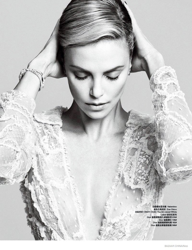 Project Fairytale:Charlize Theron for Bazaar China Oct. 2014