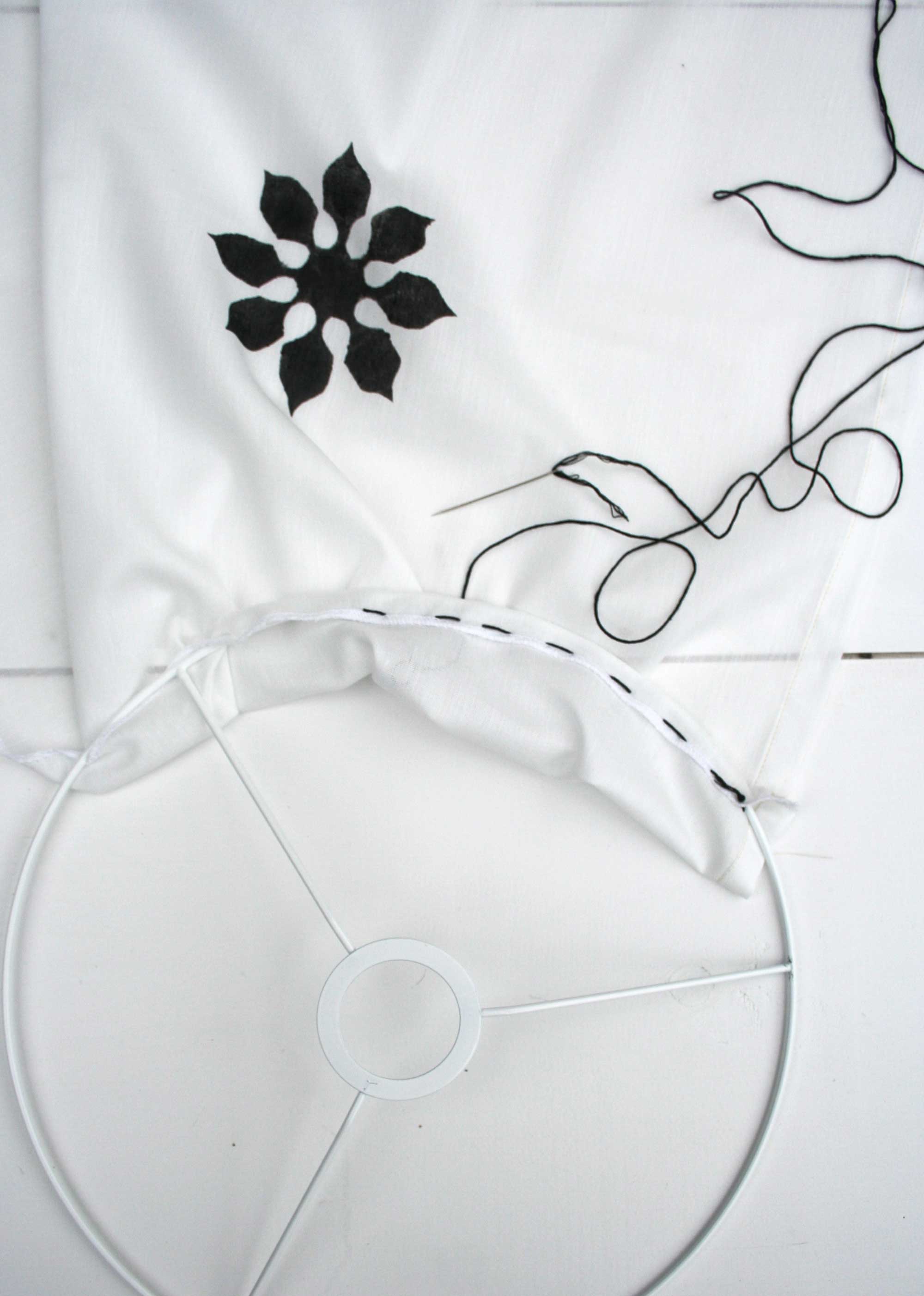 Project Fairytale: DIY Fabric Lampshade